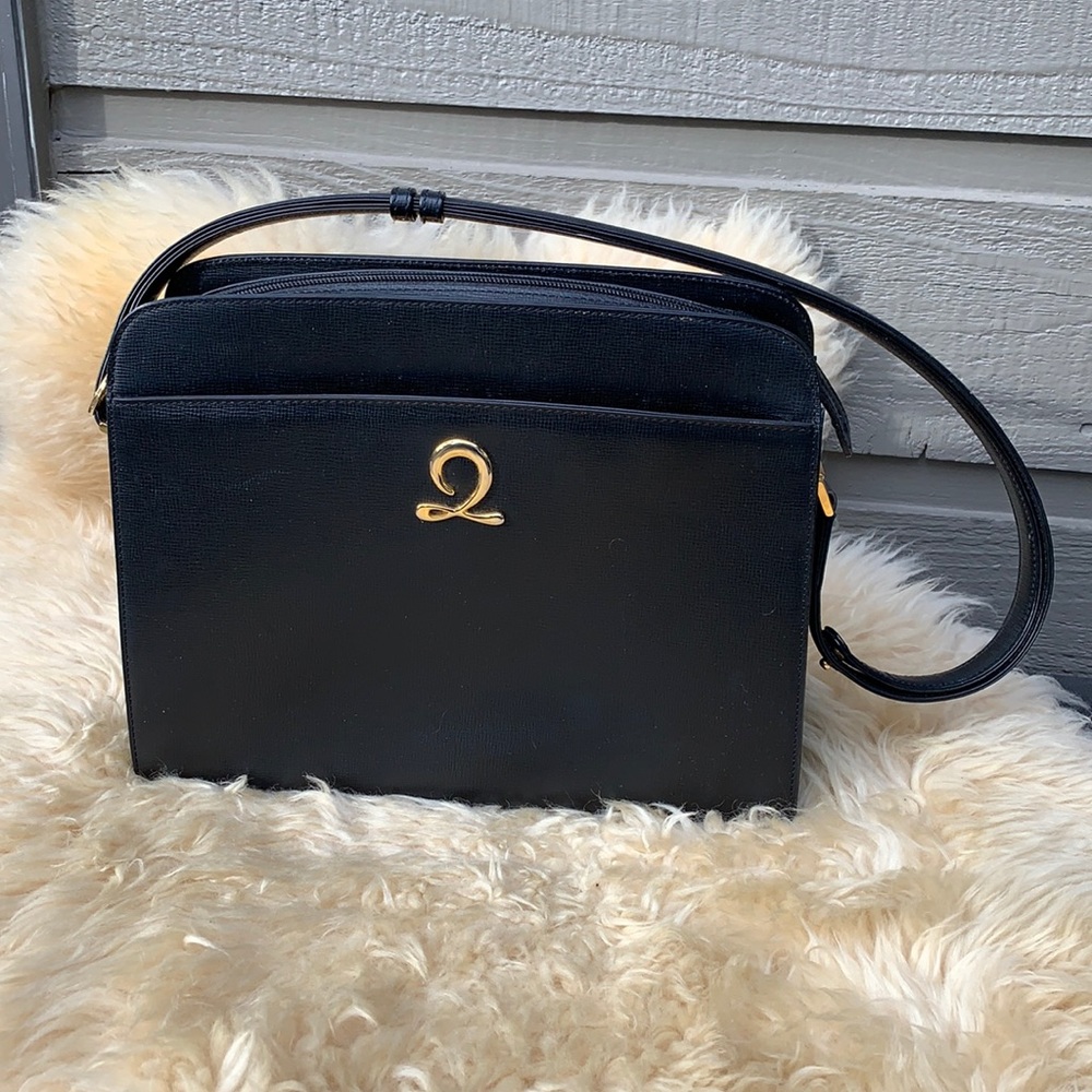 Louis Quatorze leather handbag